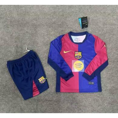 Camiseta Barcelona Fc Primera Equipación 24/25 ML Niño