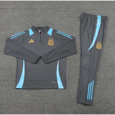 Chandal Entrenamiento Argentina Pre-Match (Hombre/Niño) Gris 24/25 + Pantalones