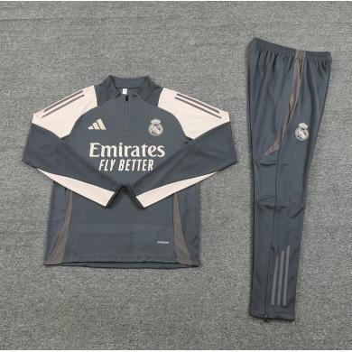 Chandals Real Madrid (Hombre/Niño) Gris 2024/25 + Pantalones