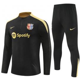 Sudadera Fc Barcelona Training (Hombre/Niño) Negro 24/25 + Pantalones