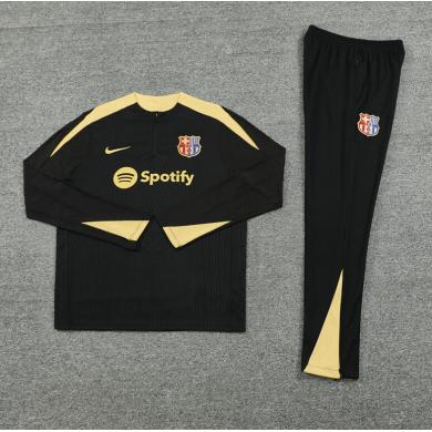 Sudadera Fc Barcelona Training (Hombre/Niño) Negro 24/25 + Pantalones