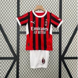 Camiseta AC Milan 1ª Equipación 24/25 Niño