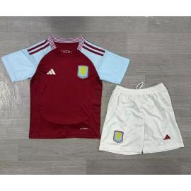 Camiseta Aston Villa 1ª Equipación 24/25 Niño