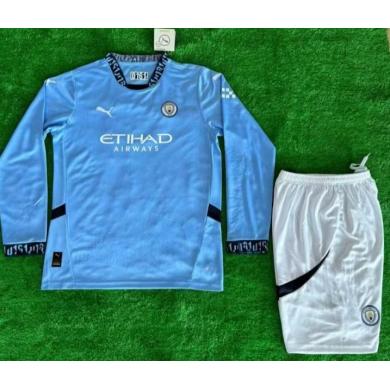 Camiseta Manchester City 1ª Equipacion 24/25 ML Niño