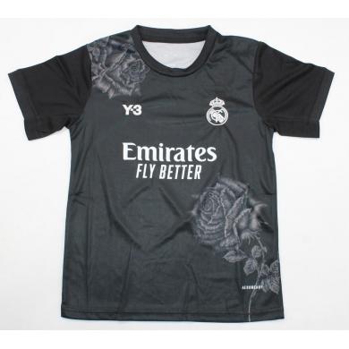 Camiseta Real M adrid Edición Especial Y-3 Negro 24/25 Niño