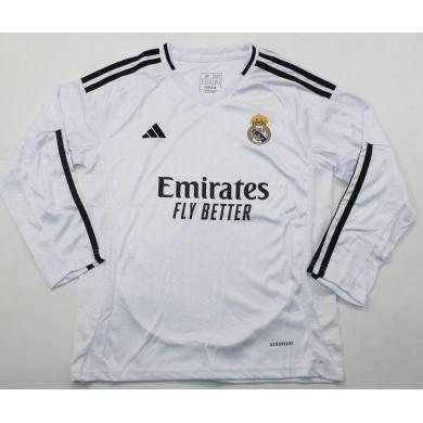 Camiseta Real M adrid 1ª Equipación 24/25 ML Niño