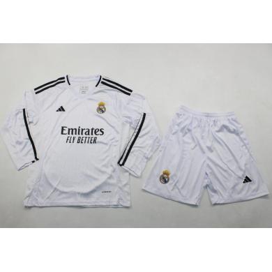 Camiseta Real M adrid 1ª Equipación 24/25 ML Niño