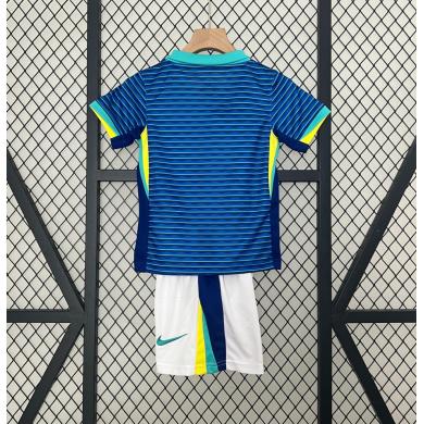 Camiseta Brasil Segunda Equipación 2024 Niño