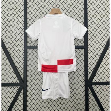 Camiseta Croacia Primera Equipación 2024 Niño