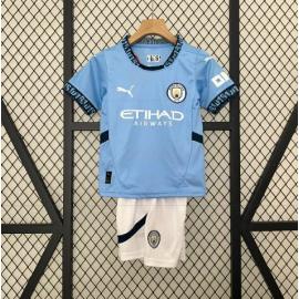 Camiseta Manchester City Primera Equipacion 24/25 Niño