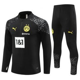 Chandal Entrenamiento Borussia Dortmund 23/24 Negro + Pantalones