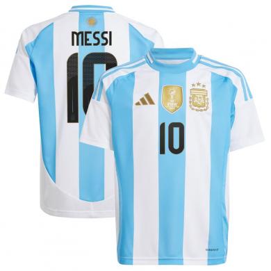 Camiseta Argentina 1ª Equipación 2024 Niño Messi #10