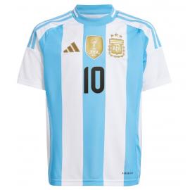 Camiseta Argentina 1ª Equipación 2024 Niño Messi #10