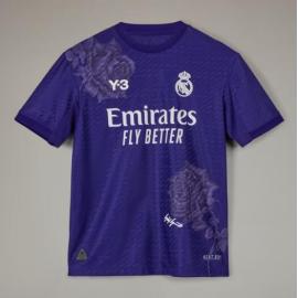 Camiseta Real Madrid Y-3 Cuarta Equipación Morada 23/24