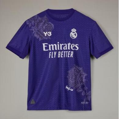 Camiseta Real Madrid Y-3 Cuarta Equipación Morada 23/24