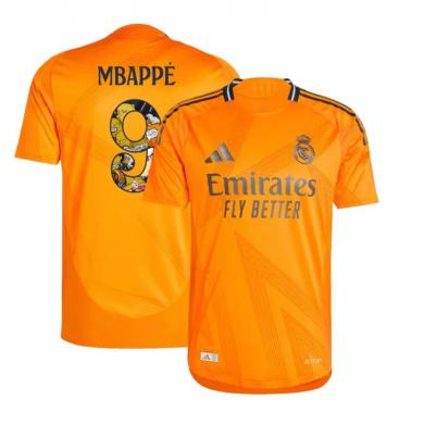 Camiseta Real M adrid 2ª Equipación 24/25 MBAPPÉ #9 Bear Champ Font