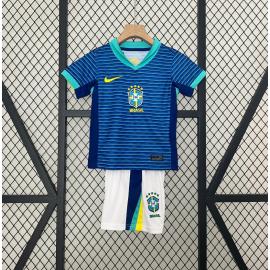 Camiseta Brasil 2ª Equipación 2024 Niño