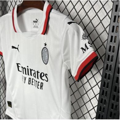 Camiseta Fc AC Milan Segunda Equipación 24/25 Niño