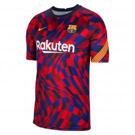 CAMISETA DE CALENTAMIENTO FC b-arcelona 2020/2021 ROJO