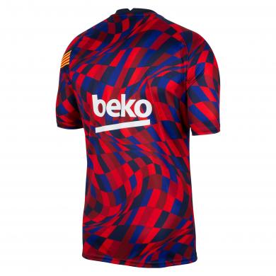 CAMISETA DE CALENTAMIENTO FC b-arcelona 2020/2021 ROJO