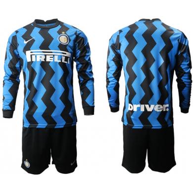 Camiseta Inter De Milán 1ª Equipación 2020/2021 Manga Larga