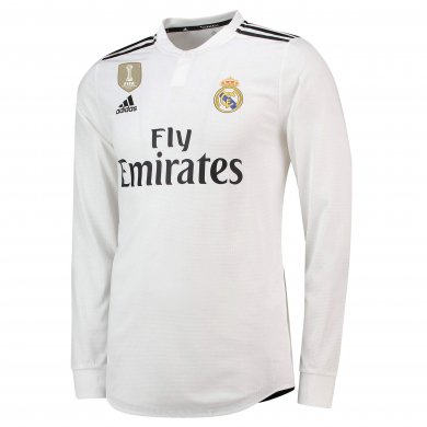 Camiseta de la 1ª equipación del Real Madrid 2018-19 de manga larga